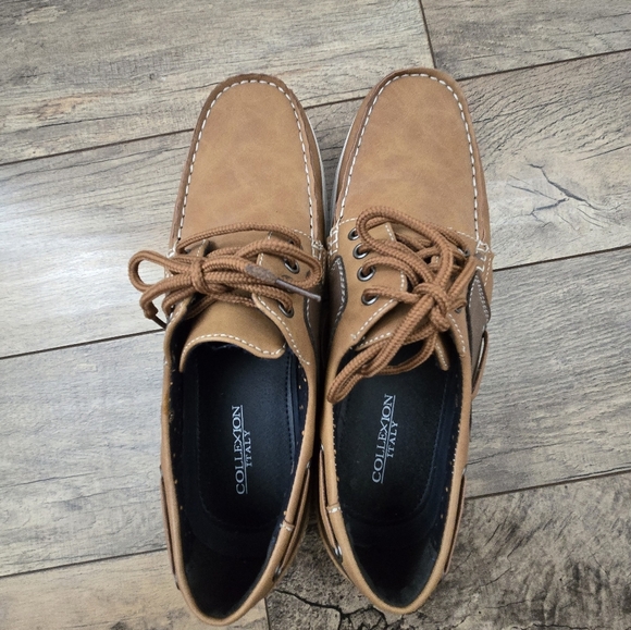 Collexion Italy Men's Size 8 Tan Shoes - Picture 6 of 14